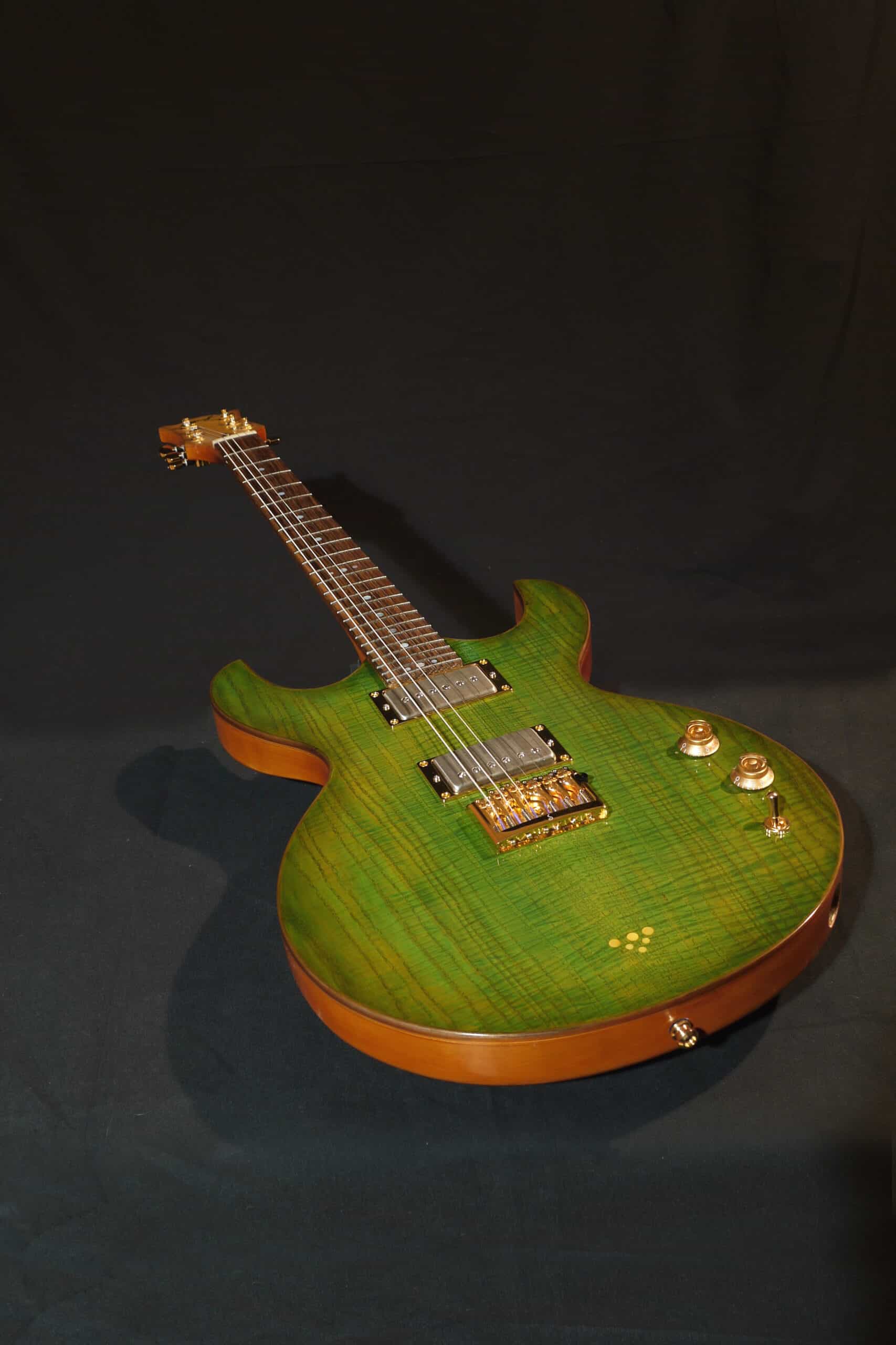 7 mohr guitars gitarrenbau h2 grün